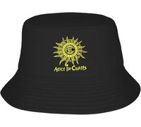 SIVMZFYQEL Impression Classique Alice in Chains Logo Bob Hat pour Chapeaux de Pêcheur Unisexe Casual Voyage Randonnée Casquettes Personnalité Hawaii Design Chapeaux de Soleil