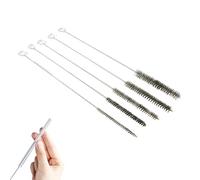 SIVZUMO Lot de 5 Brosses à Tube en Laiton, 6/8/10/12/15mm brosse laiton Brosse Metallique Brosse Laiton Brosses de Nettoyage en Laiton pour Tube, Deboucheur Canalisation, pour un Nettoyage Robuste