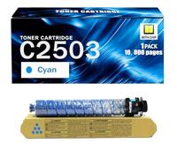 SIWANYS MP C2503 Cartouche de Toner Haute Capacité Compatible pour Ricoh - pour C2011SP C2503SP C2003SP C2004SP C2004exSP C2504SP C2504exSP IM2000 IM2500,C-1 pcs