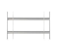 siwitec Grille de fenêtre avec accessoires de montage | Acier brut | Protection anti-effraction | Grille | Sécurité de fenêtre de cave | Sécurité de fenêtre extensible | 500-650 x 450 mm