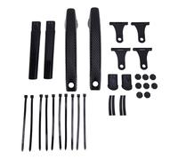 SIWOTED 1 paire de garde-boue de vélo universel avant arrière à dégagement rapide, bavette réglable étendue pour vélo de route