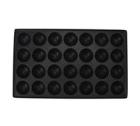 SIWOTED 28 Holes Takoyaki Maker Baking Pan Versatile Aluminum Alloy Octopus Meatballs Grill Pan Tray Plate for Home Kitchen