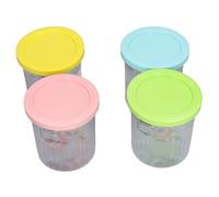SIWOTED 4 pièces pot de stockage de nourriture pour bébé 701-800ml conteneurs de stockage de crème glacée tasses de remplacement de stockage de crème pour les enfants