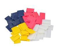 SIWOTED 50 feuilles de craie de tailleur, 4 couleurs, marqueur de tissu lavable pour ourlets, marquage artisanal, modifications de vêtements