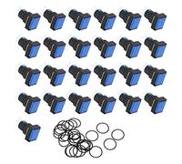 SIWOTED interrupteur à bouton professionnel autobloquant 20000 heures d'utilisation temps 5A interrupteur de commande industriel AC DC12V