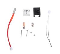SIWOTED Kit d'extrudeuse de mise à niveau 24 V 40 W bloc chauffant en aluminium buse plaquée cuivre coupe-chaleur bimétallique pour Sermoon V1 V1Pro