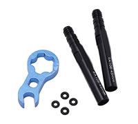 SIWOTED RISK Kit d'extension de Valve de Pneu Tube Extension de Tige de Valve française en Alliage d'aluminium pour vélo de Route (45mm)