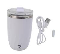 SIWOTED Tasse à café à agitation automatique 380ML tasse à café magnétique automatique en acier inoxydable 304 tasse de mélange électrique pour la salle de sport de bureau à