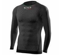 SIX 2 TS2L-ML-NE T-Shirt, Black Carbon, M Mixte