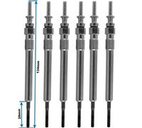 Six Bougies De Préchauffage - Toyota Auris (_E18_) 1.6 D4-D (Wwe185_) 04/2015>12/2018