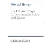 Six Celan Songs For Low Female Voice And Piano / Recueil