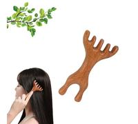 Six-Claw Meridian Massage Comb, 2 Pack Wood Scalp Massager, Head Massager Scalps Protable for Mother, Sister and Lover (C#2-1 PCS)