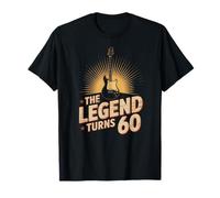 Six Decades of Shred Guitare Vintage 60e Anniversaire T-Shirt