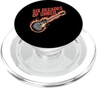 Six décennies de Flammes de Guitare déchiquetées PopSockets PopGrip pour MagSafe
