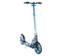 SIX DEGREES Trottinette en Aluminium avec mécanisme de Pliage et béquille - 205 mm - Réglable en Hauteur - Certifié GS - Bleu