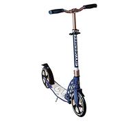 SIX DEGREES Trottinette en Aluminium avec mécanisme de Pliage et Support - 230/215 mm - ABEC 7 - Hauteur réglable - Certifié GS - Crème