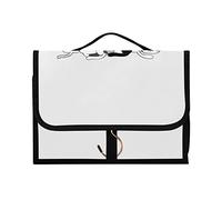 Six Doodle Cartoon Cute Cats Asseys Noir Blanc Motif 1 PC Trousse de toilette à suspendre Portable Maquillage Brosse Rangement Portable Voyage Cosmétique avec Crochet