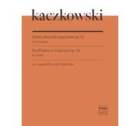 Six Etudes or Caprices op. 13 . Solo pour Violons.