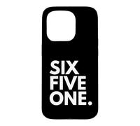 Six Five One Code régional 651 St. Paul MN Minnesota États-Unis Coque pour iPhone 15 Pro