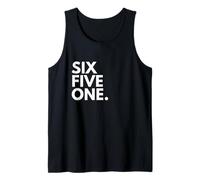 Six Five One Code régional 651 St. Paul MN Minnesota États-Unis Débardeur