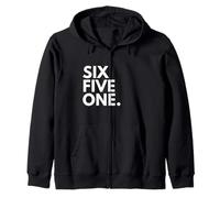 Six Five One Code régional 651 St. Paul MN Minnesota États-Unis Sweat à Capuche