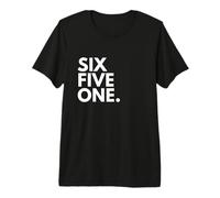 Six Five One Code régional 651 St. Paul MN Minnesota États-Unis T-Shirt Haut de Gamme