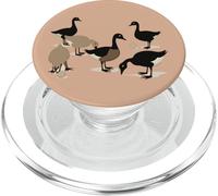 Six Geese A-Laying Mid-Century Retro Cut Out 5 PopSockets PopGrip pour MagSafe
