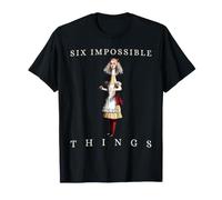 Six Impossible Things Vintage Alice au Pays des Merveilles T-Shirt