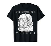 Six Impossible Things Vintage Alice au Pays des Merveilles T-Shirt