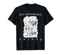 Six Impossible Things Vintage Alice au Pays des Merveilles T-Shirt