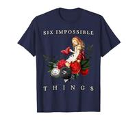 Six Impossible Things Vintage Alice au Pays des Merveilles T-Shirt