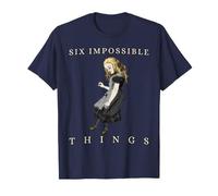 Six Impossible Things Vintage Alice au Pays des Merveilles T-Shirt