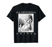 Six Impossible Things Vintage Alice au Pays des Merveilles T-Shirt