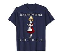 Six Impossible Things Vintage Alice au Pays des Merveilles T-Shirt