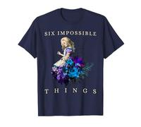 Six Impossible Things Vintage Alice au Pays des Merveilles T-Shirt