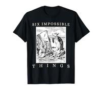 Six Impossible Things Vintage Alice au Pays des Merveilles T-Shirt