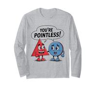 Six is Afraid of Seven Funny Math Humour Design for Kids Manche Longue