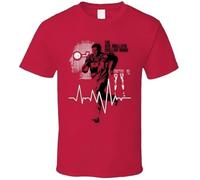 Six Million Dollar Man 70s TV Lee Majors Fan T Shirt Red L