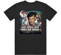 Six Million Dollar Man Lee Majors 70S TV Mens T Shirt Size 3XL