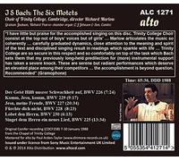 Six Motets BWV 225-230 by BACH,J. S. [Audio CD] NEUF