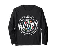 Six Nations Rugby 6 Nation's Rugbyman Supporter Fan Unisex Manche Longue
