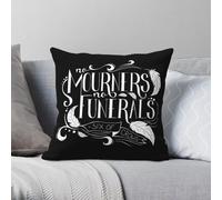 Six Of Crows No Mourners No Funerals Taie d'oreiller carrée Polyester Lin Velours Imprimé Fermeture Éclair Housse de coussin Canapé Place