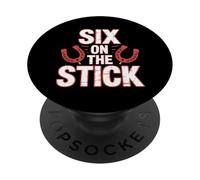 Six on The Stick Horseshoe Game Score Sports |- PopSockets PopGrip Adhésif