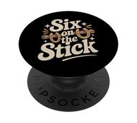 Six on The Stick Horseshoe Game Score Sports |- PopSockets PopGrip Adhésif