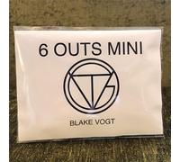 Six Outs Mini tours de magie Mentalisme Illusions Gros plan Magie Prédiction Magie Gimmicks Accessoires