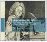 Bach : Six partitas pour clavecin, BWV 825-830. Koopman.