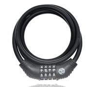 Six Peaks SIC000601 Câble antivol pour vélo Noir 1,8 m