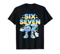 Six Sept Brainrot Funny 67, mème pour Enfants, Dessin animé Kawaii T-Shirt