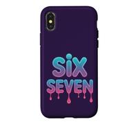 Six Sept Drip 67 Points d'aura 67 Argot Aura Farming 6 7 Coque pour iPhone X/XS