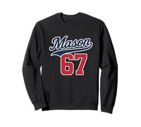 Six Sept en 67 Mason Era Groovy Meme Argot : Tendance virale Sweatshirt